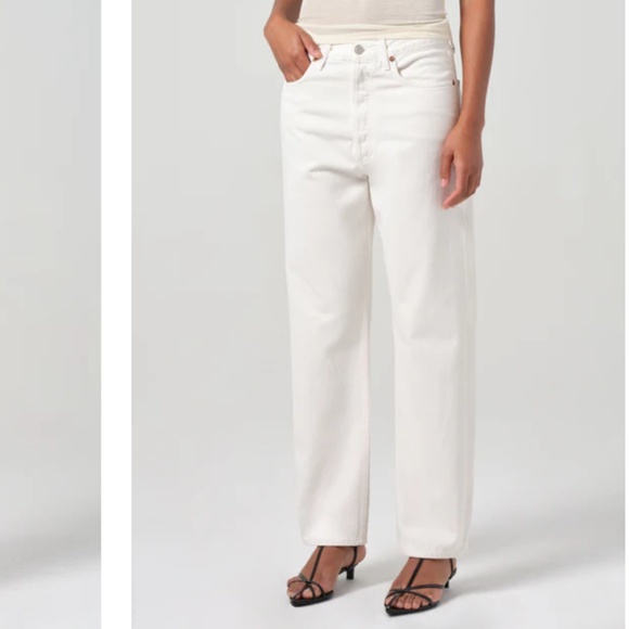 AGOLDE Mid-Rise 90s Jeans in “Fortune Cookie” – Size 32 - Picture 1 of 11